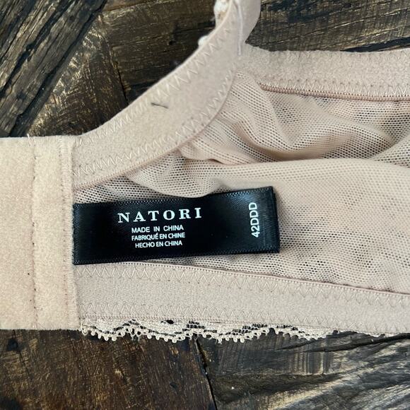 *NWOT Natori Feathers Full Figure Plunge T-Shirt Café Bra 741299 – 42DDD - Picture 7 of 7